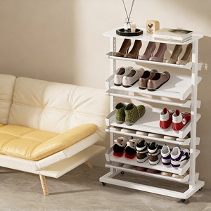 Armoire à <span class=keywords><strong>chaussures</strong></span> rotative nordique moderne et minimaliste avec certification CE européenne, appartement d'hôtel haut de gamme, villa familiale - Product Image 6
