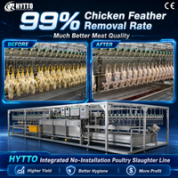Ligne de Abattage Mobile de Volailles CE, Équipement d'Abattage de Volailles, Conteneur d'Équipement d'Abattage, Système Ferme à Ferme 300-1000 poulets par heure