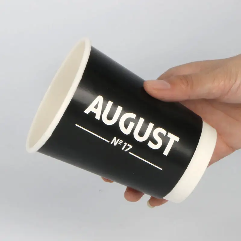 Custom disposable kraft double wall coffee paper cup paper cup for hot drinkPopular