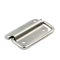Poignée de porte pliante industrielle en acier inoxydable, directement de l'usine, pour usage hôtelier, compatible avec diverses armoires européennes