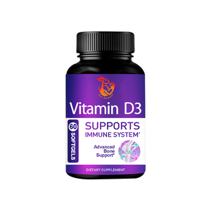 Cápsulas Blandas de Vitamina D3 OEM ODM con Aceite de Soya, Gelatina y Glicerina, Apoya el Sistema Inmunológico, Soporte Óseo Avanzado - Product Image 1