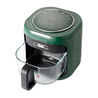 Friteuse à air numérique électrique multifonctionnelle en verre avec prise en charge de la langue française, capacité de 4,1 à 5 L pour camping-car et usage domestique