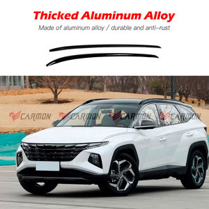 Portaequipajes Universal para <span class=keywords><strong>Hyundai</strong></span> <span class=keywords><strong>Tucson</strong></span> L 2021 +, barras laterales de aluminio, rieles de coche, de fábrica - Product Image 4