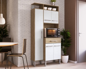Armoire de cuisine moderne Decibel DB-AC5101 RITA 5 portes 1 tiroir en bois aggloméré/Blanc - Product Image 6