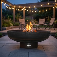 Brasero portable - Bac à bois pour le camping et la terrasse