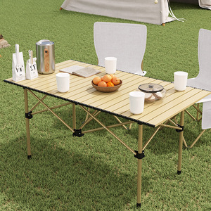 <b>Outdoor</b> <b>Folding</b> <b>Table</b> Portable Rectangular Camping <b>Table</b> For <b>Outdoor</b> Use - Product Image 2