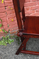 Chaise de salle à manger ergonomique en bois massif moderne, meubles durables faits à la main pour la maison et l'hôtel