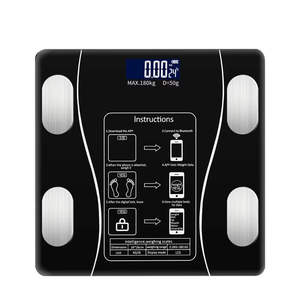 मल्टीफंक्शन बी स्मार्ट बॉडी फैट स्केल इलेक्ट्रॉनिक वेट डिजिटल बॉडी बाथरूम स्केल 180 किलोग्राम क्षमता सुविधाजनक और पढ़ने में आसान - Product Image 2