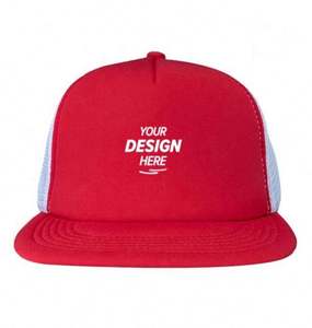 Casquette de baseball en coton personnalisée pour homme, 5 panneaux, avec patch en cuir, bicolore, motif pois léopard et fruits, style Dobby, en tissu Oxford sportif - Product Image 2