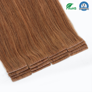 <span class=keywords><strong>Extension</strong></span> di <span class=keywords><strong>Capelli</strong></span> Umani con Nastro Invisibile all'Ingrosso, <span class=keywords><strong>Extension</strong></span> di <span class=keywords><strong>Capelli</strong></span> Umani Russi a Doppio Filamento con Nastro - Product Image 2