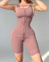 Fajas Bodysuit avec fermeture éclair à l'entrejambe, gaine sculptante, rehausseur de fesses, gaine amincissante intégrale, vêtement de compression post-chirurgical