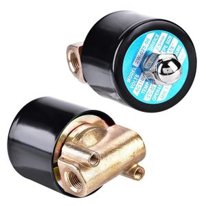 วาล์วโซลินอยด์น้ำมันดีเซลทองเหลืองขนาดเล็ก COVNA DN8 1/4 นิ้ว 2 ทาง 12V 24V DC แบบปิดปกติ - Product Image 4