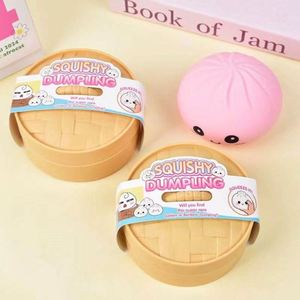 TOYSRUNNER Mystery Dumpling <b>Squishy</b> TPR Material Surprise Sensory Fidget Stress Ball 5-7 Years Adults Desk Toy Relaxation Gift - Product Image 1