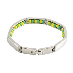 <span class=keywords><strong>Pulseras</strong></span> y Brazaletes <span class=keywords><strong>de</strong></span> Moda Santería Babalawo Orula Ilde Laminado en Oro Pulsera <span class=keywords><strong>de</strong></span> Orula <span class=keywords><strong>de</strong></span> Acero Inoxidable con Cuentas Ocultas - Product Image 1