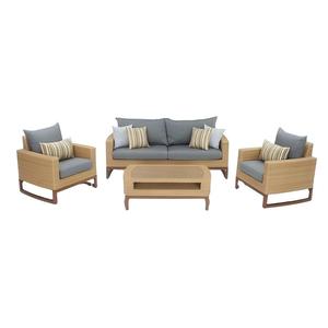 Audu, muebles modernos para exteriores, ratán de <span class=keywords><strong>segunda</strong></span> <span class=keywords><strong>mano</strong></span>, diseño cómodo para hoteles, patios, parques, granjas - Product Image 1