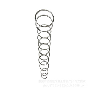 Stainless Steel Double <b>Ring</b> Keychain Silver Round Metal Keyring For DIY Jewelry <b>Accessories</b> - Product Image 4
