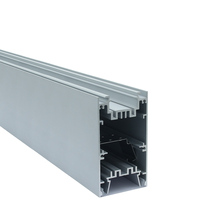 Profilé en alliage d'aluminium 6063-T5 50*90mm pour bandes LED, décorations, service de découpe