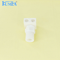 KUMEA 1/4JAC-PTFE Siphon Buse à jet plat atomisant à deux fluides en PTFE Matériau PTFE SUF1-PTFE+M22-PTFE