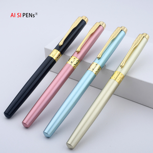 <span class=keywords><strong>Stylo</strong></span> plume pour étudiant avec cartouche d'encre, pointe en acier inoxydable, <span class=keywords><strong>calligraphie</strong></span> métallique, emballage détaché - Product Image 2