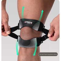 Exercice de course Soulagement de la douleur Genou Stabilisateur Bande Sangle Absorption des chocs Protection Genou Sangle de soutien