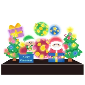 Hochwertige kunden spezifische Weihnachts werbetafel werbung führte Leucht reklame für Geschäft