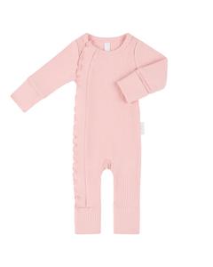 Pyjama bébé en <span class=keywords><strong>coton</strong></span> côtelé personnalisable avec fermeture éclair, pyjama bébé en <span class=keywords><strong>coton</strong></span> côtelé 4x1, grenouillère unisexe <span class=keywords><strong>Oeko</strong></span>-<span class=keywords><strong>Tex</strong></span> avec bonnet, ensemble nouveau-né - Product Image 4