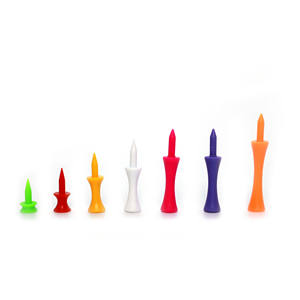 Venta al por mayor <span class=keywords><strong>de</strong></span> fábrica personalizado Durable corto <span class=keywords><strong>de</strong></span> plástico Golf Tees con diseño reductor - Product Image 6