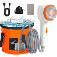 Nouvelle Douche Extérieure Éclairée Tout-en-un, Gadget de Bain Polyvalent pour Camping, Dortoir et Maison, Pommeau de Douche Électrique Mobile en ABS