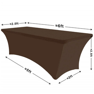 Housse de table en spandex, extensible, pour lit de <span class=keywords><strong>spa</strong></span>, 4-6-8ft - Product Image 6