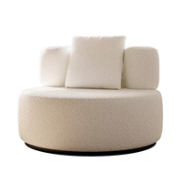 Fauteuil de salon moderne et confortable pour une personne, compressé sous vide, idéal pour balcon, maison, bureau ou hôtel
