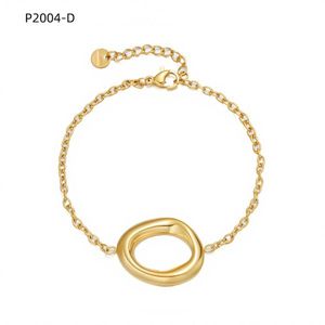 Amy Amy Pulsera de cadena de moda para mujer, aleación chapada en plata, joyería clásica de regalo P2004 - Product Image 2