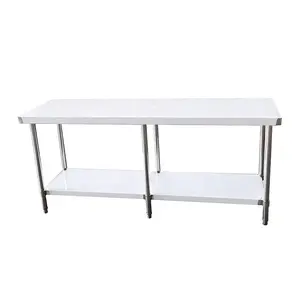 Voedsel Prep Werken Tafel Rvs Rvs Werktafel Rvs Werktafel Met Undershelf