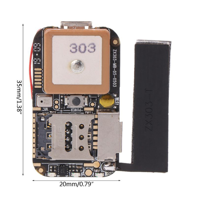 GPS GSM Wifi LBS Locator PCBA Module ZX303 Mini GPS Tracker with SOS Alarm Real-Time Web APP Tracking TF Card
