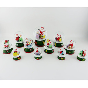 Nuova Esclusiva Sfera d'Acqua Natalizia con Cartoni Animati, Globo di Vetro Natalizio, Carillon con Neve Musicale, Regalo Originale - Product Image 2