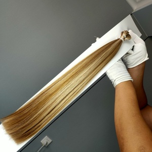 โรงงานดราก้อนบิวตี้ ผมแท้ 100% เรมี่ แฮร์ รัสเซียนแฮร์ ขนาด 10-30 นิ้ว สีออมเบร บาเลยาจ  ต่อผมแบบ I-Tip ผมแท้ เรมี่ - Product Image 2