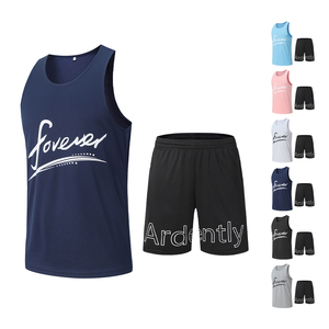 Men's Fitness Vests and Sporty Active Wear Shorts Breathable Gym Sports Activewear OEM/ODM Wholesale - Product Image 4