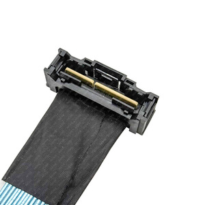 Slimline LP SFF-8654 Dual Head 90 Degree Flat <b>Cable</b> Nylon Jacket Shielded Pure Copper Conductor <b>Computer</b> Data <b>Cable</b> - Product Image 3