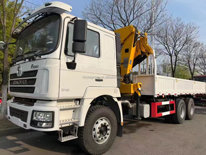 Grue montée sur camion 4x4 de 8 tonnes à haute efficacité et robuste, avec flèche articulée et stabilisateurs hydrauliques pour la manutention de marchandises tout-terrain - Product Image 4