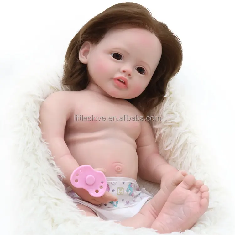 55 см твердые силиконовые для новорожденных и малышей ручной росписью реалистичные Bebe Reborn Baby Doll от кариеса