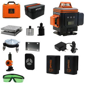 Niveau laser numérique 16 lignes 4D Green Cross 360 rotatif à nivellement automatique avec trépied pour le nivellement du bricolage - Product Image 5