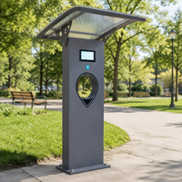 Distributeur d'eau froide extérieur avec paiement électronique, en acier inoxydable SUS 304, pour usage public extérieur