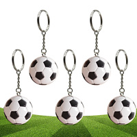 Llavero de Balón de Fútbol 3D Personalizado, Anillo para Llaves de Fútbol, Regalo para Fanáticos del Deporte, Recuerdo Promocional, Proveedor Mayorista