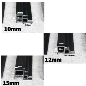 Phụ kiện bể cá 1m 6/8/10/12/15mm, ray trượt kính đôi cho bể cá - Product Image 6