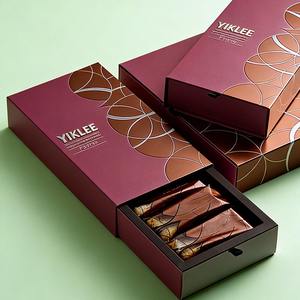 Caja <span class=keywords><strong>de</strong></span> Papel Ecológica Personalizada <span class=keywords><strong>para</strong></span> Barras Energéticas, Palitos <span class=keywords><strong>de</strong></span> Chocolate y Dulces, con Logotipo Impreso - Product Image 2