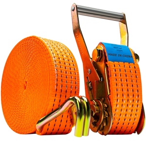 1 "2" 3 "4" 옐로우 레드 오렌지 블루 벌크 래칫 스트랩 타이 다운 벨트 - Product Image 1