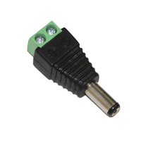 Connecteur d'alimentation femelle DC 5,5*2,1 mm, adaptateur de borne à vis 12V DC, prise jack pour caméra de sécurité CCTV, bande lumineuse LED