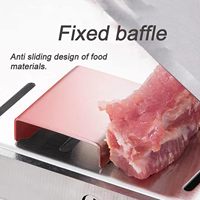 Trancheuse à viande congelée manuelle en acier inoxydable pour poisson et légumes
