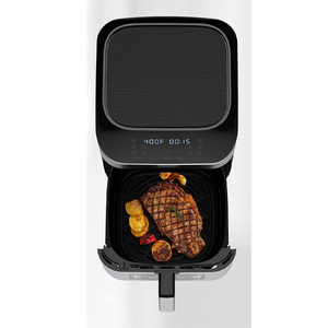 <span class=keywords><strong>Friteuse</strong></span> à air intelligente de 8 L - Modes prédéfinis, affichage numérique, sans huile, noir et acier inoxydable <span class=keywords><strong>pour</strong></span> les rassemblements familiaux de 4 à 6 <span class=keywords><strong>personnes</strong></span> - Product Image 4