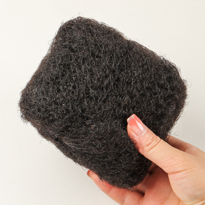 OrientFashion Cheveux de tressage humains naturels pas cher Extension de cheveux naturels <span class=keywords><strong>mèche</strong></span> <span class=keywords><strong>Afro</strong></span> crépus bouclés en vrac cheveux humains pour dreads - Product Image 2