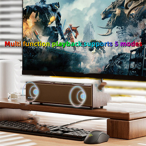 Hifi Retro Gỗ Loa Lớn Đôi Sừng Stereo Loa Siêu Trầm Boombox Xách Tay Bằng Gỗ FM Đài Phát Thanh TF Thẻ Loa Máy Tính Loa - Product Image 6